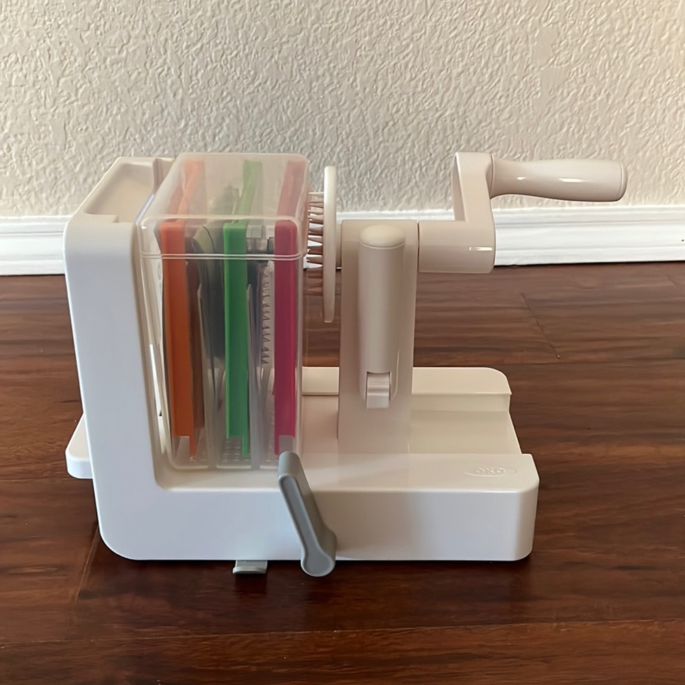 OXO Good Grips 3-Blade Tabletop Spiralizer with StrongHold Suction, White